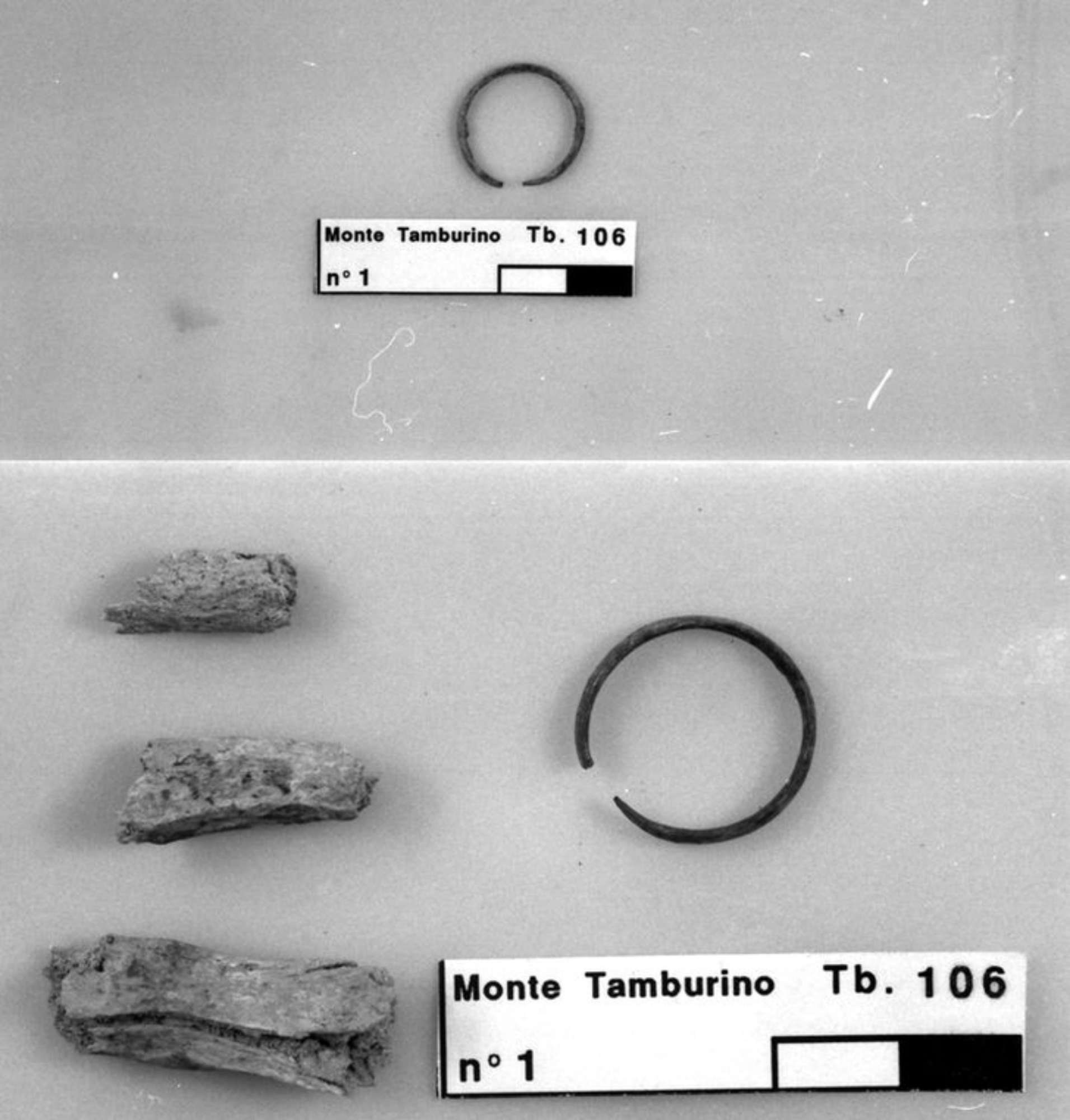 anellino di bronzo prima del restauro